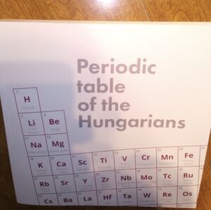 Periodic Table Of The Hungarians Zsuzsanna Peger 2017 Magma Hung Art & Design SC